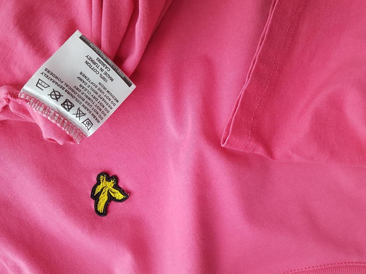 20190117_104737.jpg Lyle & Scott Rozmiar S Kolor Różowy Męski T-Shirt Krótki rękaw Materiał Bawełna 100%