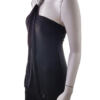 River island Rozmiar 36 Kolor Czarny Halter Sukienka Bodycon Bezrękawnik Krótka Materiał Wiskoza