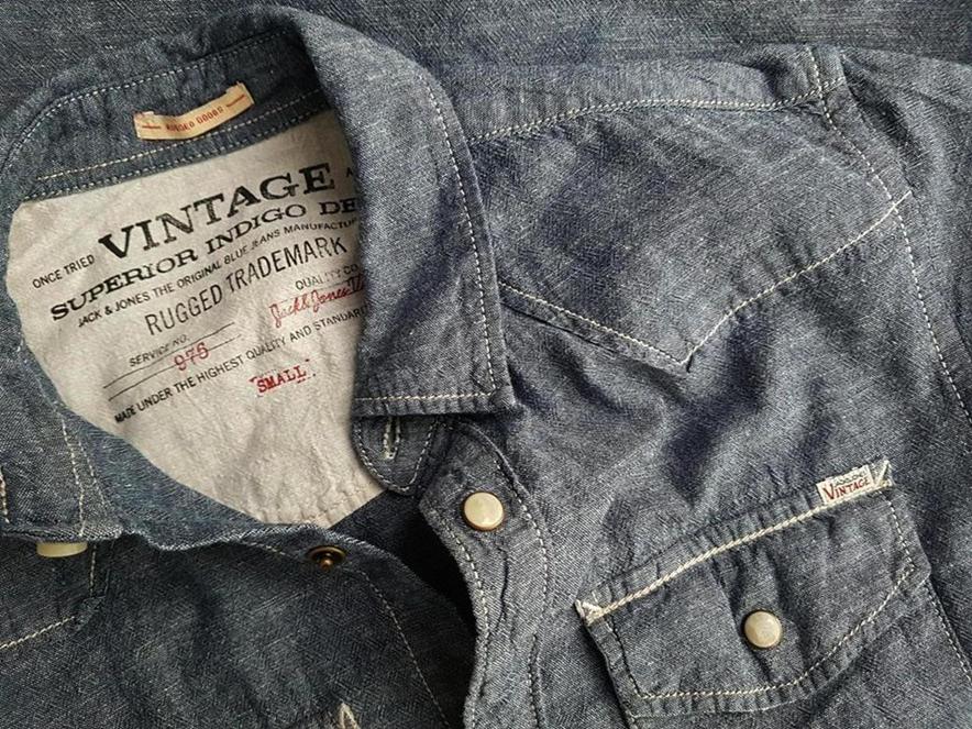 20190117_120938.jpg Jack & jones Rozmiar S Kolor Niebieski Kołnierz Męska Koszula Casual Długi rękaw Materiał Bawełna