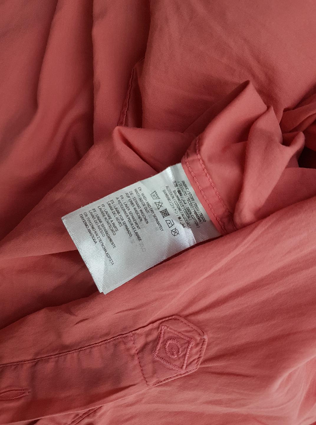 Gant Rozmiar XL Kolor Różowy Kołnierz Męska Koszula Casual Długi rękaw Materiał Bawełna 100%