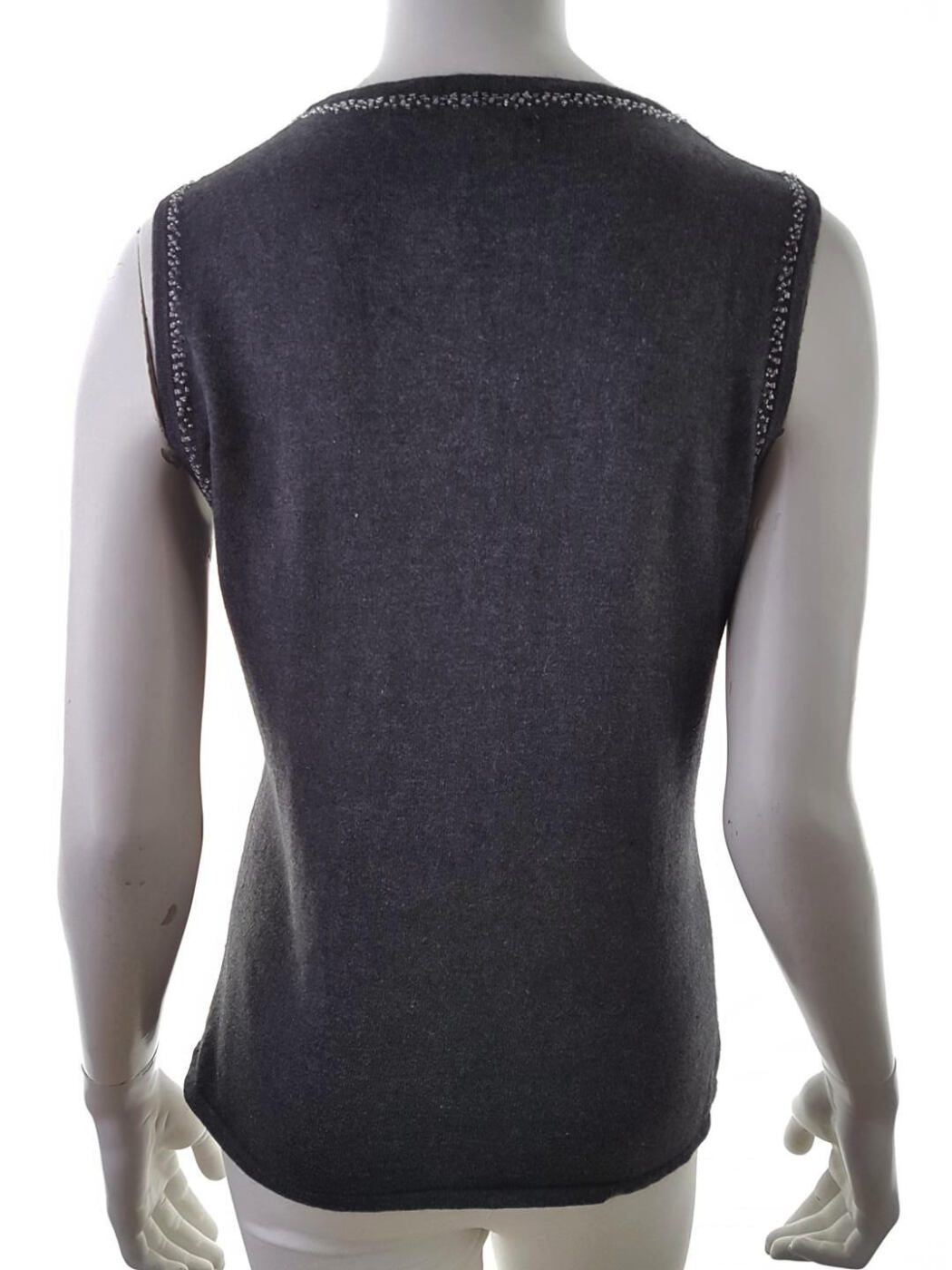 20190118_143011.jpg Carla F Rozmiar L Kolor Szary Crew Neck Bluzka Bezrękawnik Materiał Bawełna