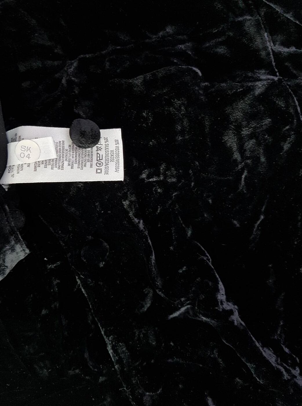 20190123_145542.jpg Rozmiar 44 Kolor Czarny Płaszcz Długi rękaw Materiał Wiskoza