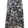 Dorothy perkins Rozmiar 42 Kolor Czarny A-Line Spódnica Midi Materiał Bawełna 100%