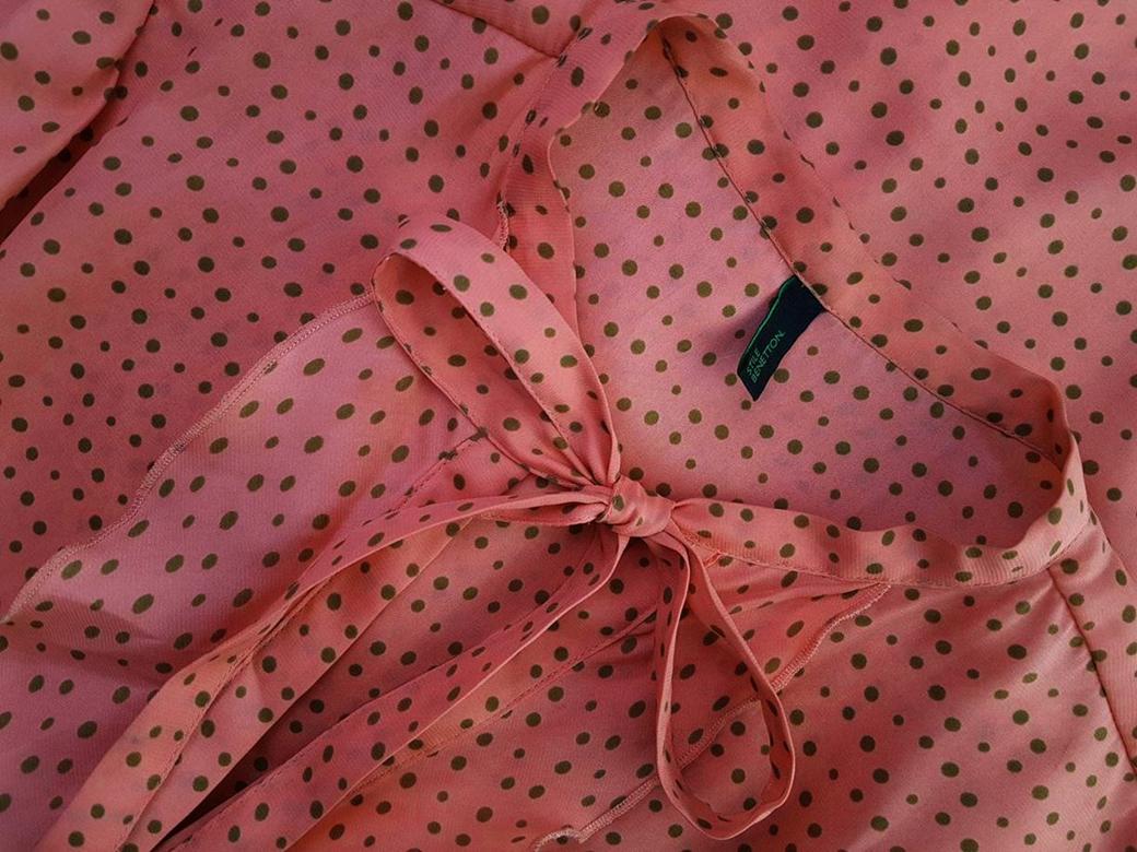 Stile Benetton Rozmiar S Kolor Różowy Halter Tunika Zapinana Bluzka Bezrękawnik Stile Benetton Rozmiar S Kolor Różowy Halter Tunika Zapinana Bluzka Bezrękawnik