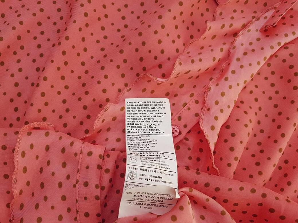 Stile Benetton Rozmiar S Kolor Różowy Halter Tunika Zapinana Bluzka Bezrękawnik Stile Benetton Rozmiar S Kolor Różowy Halter Tunika Zapinana Bluzka Bezrękawnik