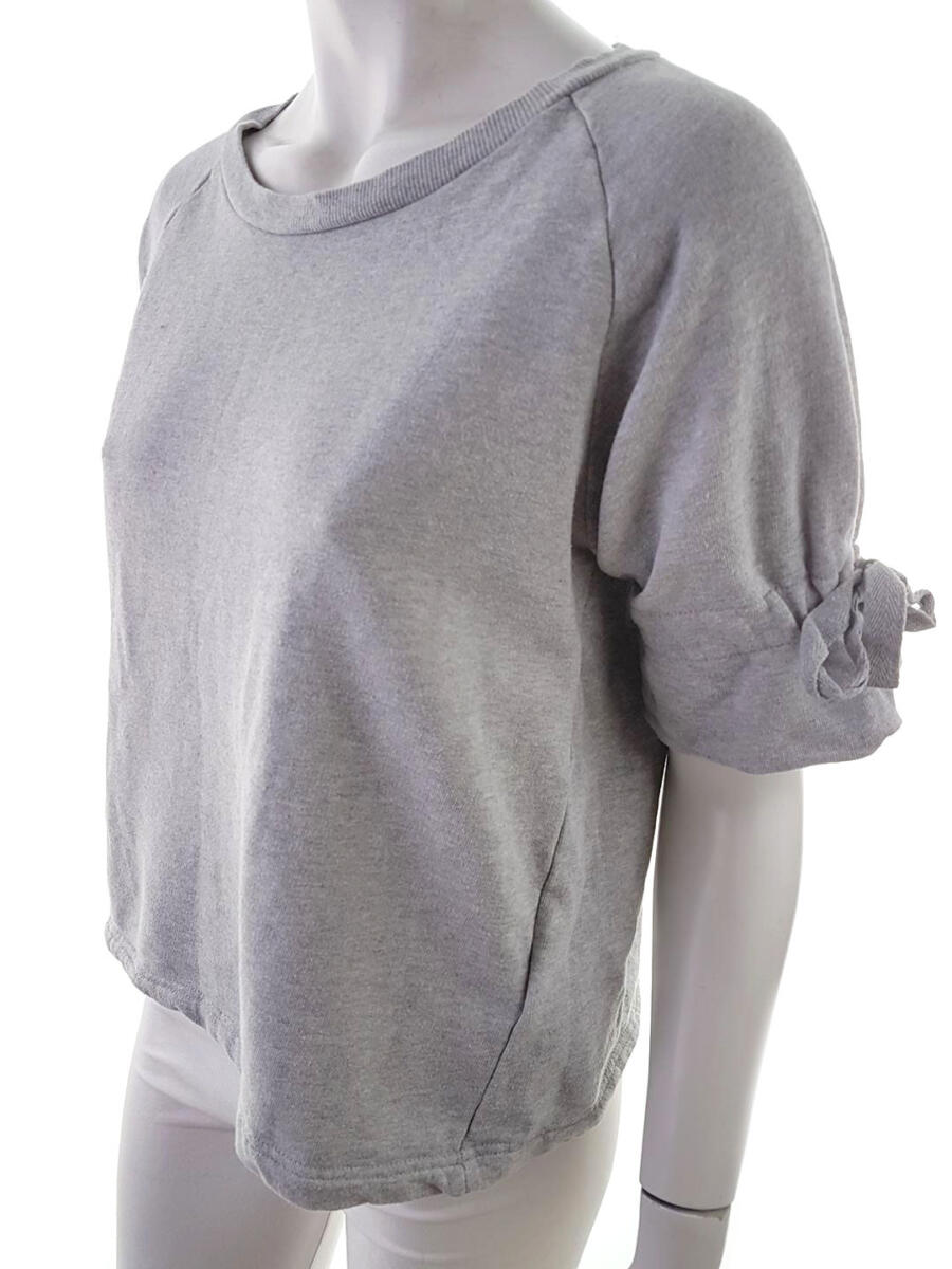 Soyaconcept Rozmiar S Kolor Szary W łódkę Bluza Krótki rękaw Materiał Bawełna 100% Soyaconcept Rozmiar S Kolor Szary W łódkę Bluza Krótki rękaw Materiał Bawełna 100%