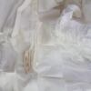 Made in Italy Rozmiar S Kolor Kremowy Spódnica Rozkloszowana Do Kolan Materiał Bawełna 100%