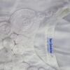 New Sunshine Rozmiar M/L Kolor Biały Okrągły dekolt Sukienka Prostokątna Krótki rękaw Do Kolan Materiał Wiskoza