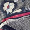 Oasis Rozmiar 8/34 Kolor Granatowy W serek Sukienka Sheath Krótki rękaw Do Kolan Materiał Bawełna 100%