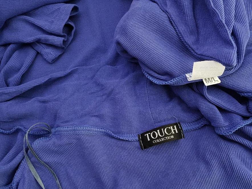 20190129_150850.jpg Touch Rozmiar M/L Kolor Niebieski W serek Długi Otwarty Kardigan Długi rękaw Materiał Wiskoza Cienka dzianina