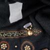 Made In France Rozmiar XL Kolor Czarny Okrągły dekolt Sweter Długi rękaw Materiał Akryl Cienka dzianina