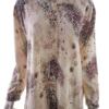 Sil Mar Rozmiar XXL Kolor Beżowy Crew Neck Długi Zapinany Kardigan Długi rękaw Cienka dzianina