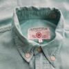 Cottonfield Rozmiar L Kolor Turkusowy Kołnierz Męska Koszula Casual Długi rękaw Materiał Bawełna 100%