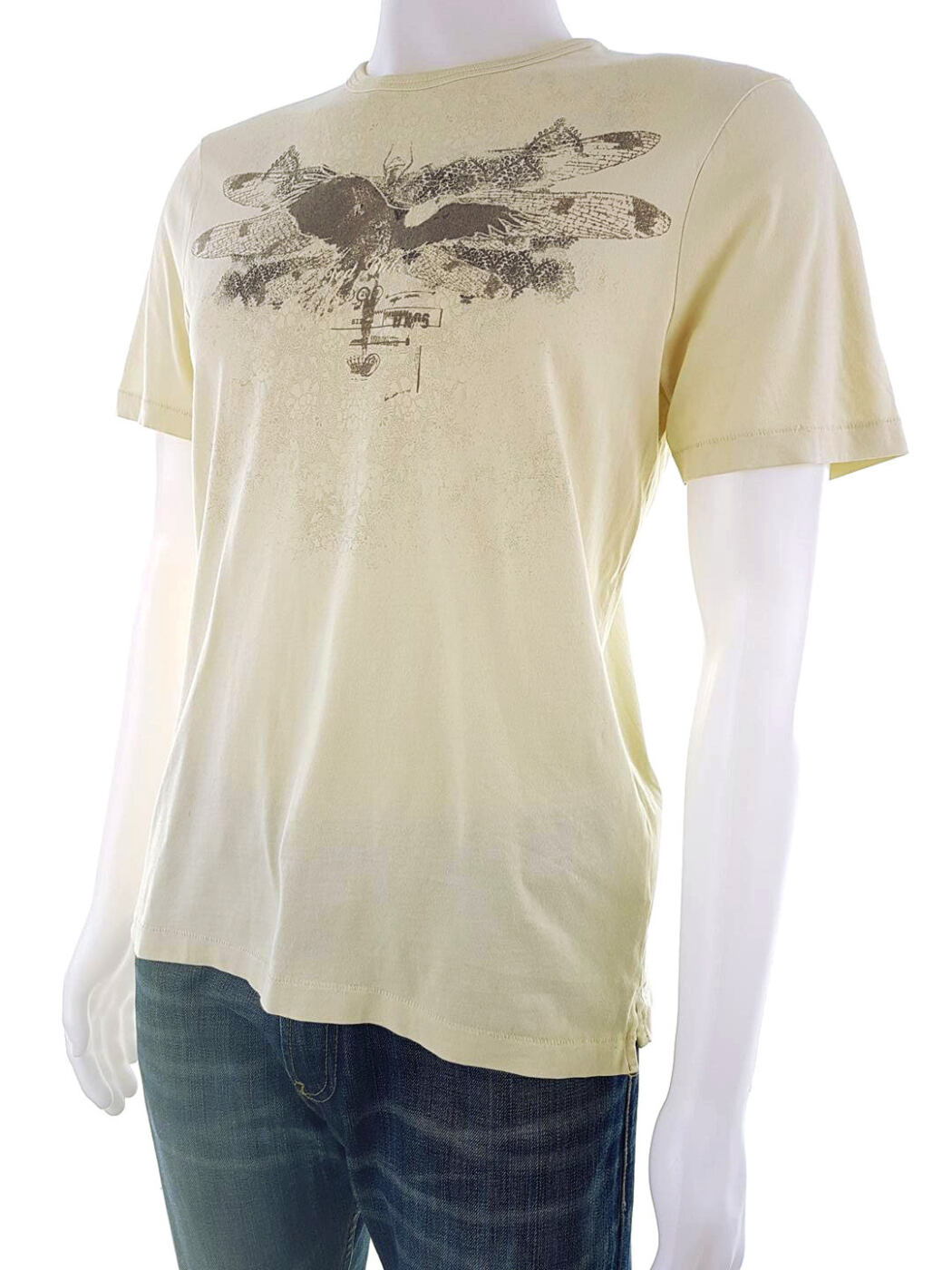 20190206_123251.jpg Ted Baker Rozmiar 3 Kolor Żółty Męski T-Shirt Krótki rękaw Materiał Bawełna 100%