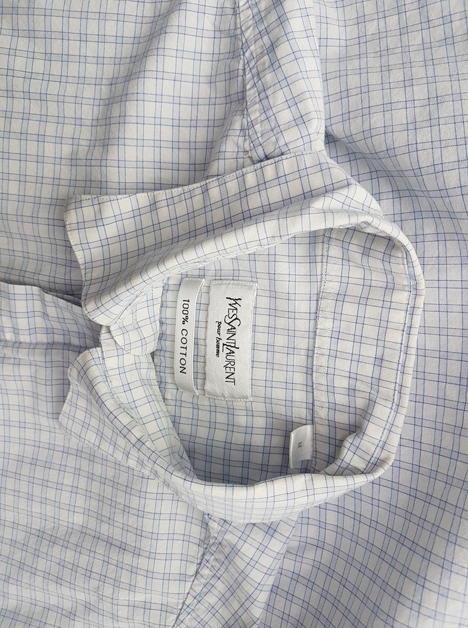 20190206_145635.jpg Yves Saint Laurent Rozmiar M Kolor Biały Kołnierz Męska Koszula Casual Krótki rękaw Materiał Bawełna 100%