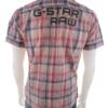 G-Star Rozmiar M Kolor Czerwony Kołnierz Męska Koszula Casual Krótki rękaw Materiał Bawełna 100%