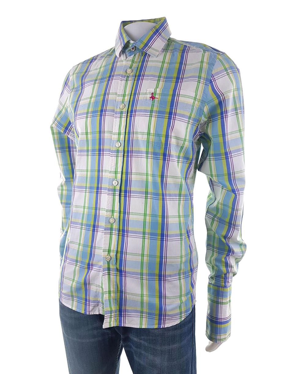 20190206_152058.jpg Jack Wills Rozmiar S Kolor Zielony Kołnierz Męska Koszula Casual Długi rękaw Materiał Bawełna 100%