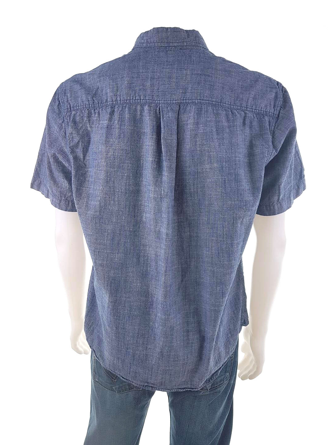 U.S. Polo ASSN Rozmiar L Kolor Niebieski Kołnierz Męska Koszula Casual Krótki rękaw Materiał Bawełna 100%