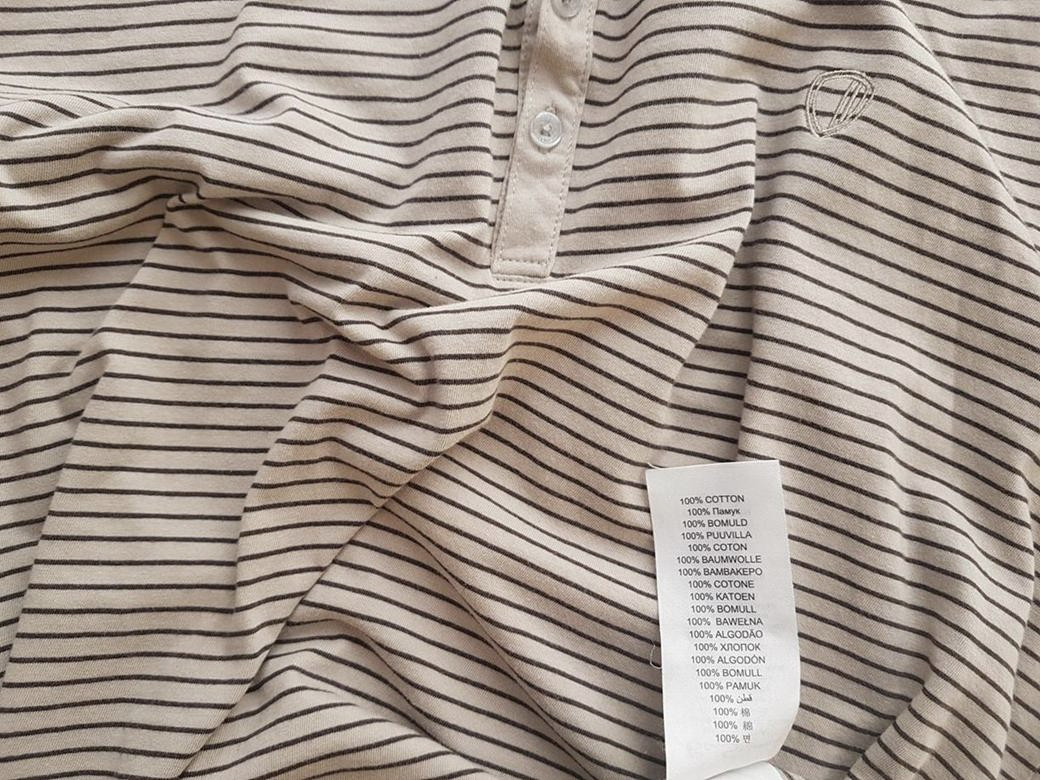 20190207_120731.jpg BEN SHERMAN Rozmiar L Kolor Beżowy Kołnierz Męska Koszula Polo Krótki rękaw Materiał Bawełna 100%