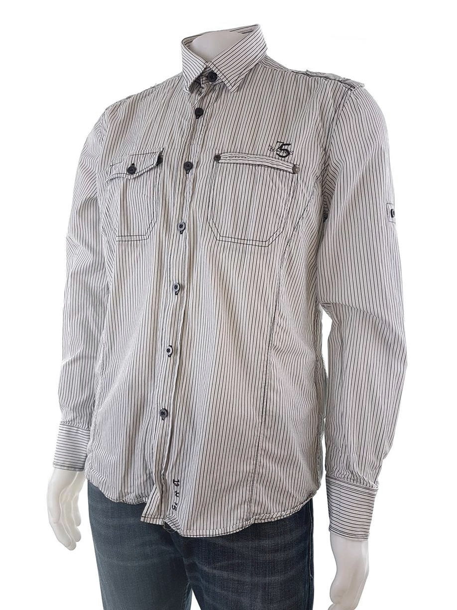 20190207_131445.jpg Jack & jones Rozmiar M Kolor Biały Kołnierz Męska Koszula Casual Długi rękaw Materiał Bawełna 100%