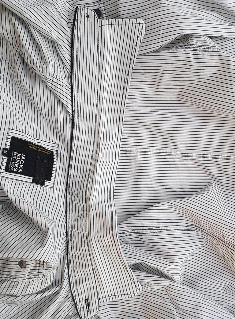 20190207_131536.jpg Jack & jones Rozmiar M Kolor Biały Kołnierz Męska Koszula Casual Długi rękaw Materiał Bawełna 100%