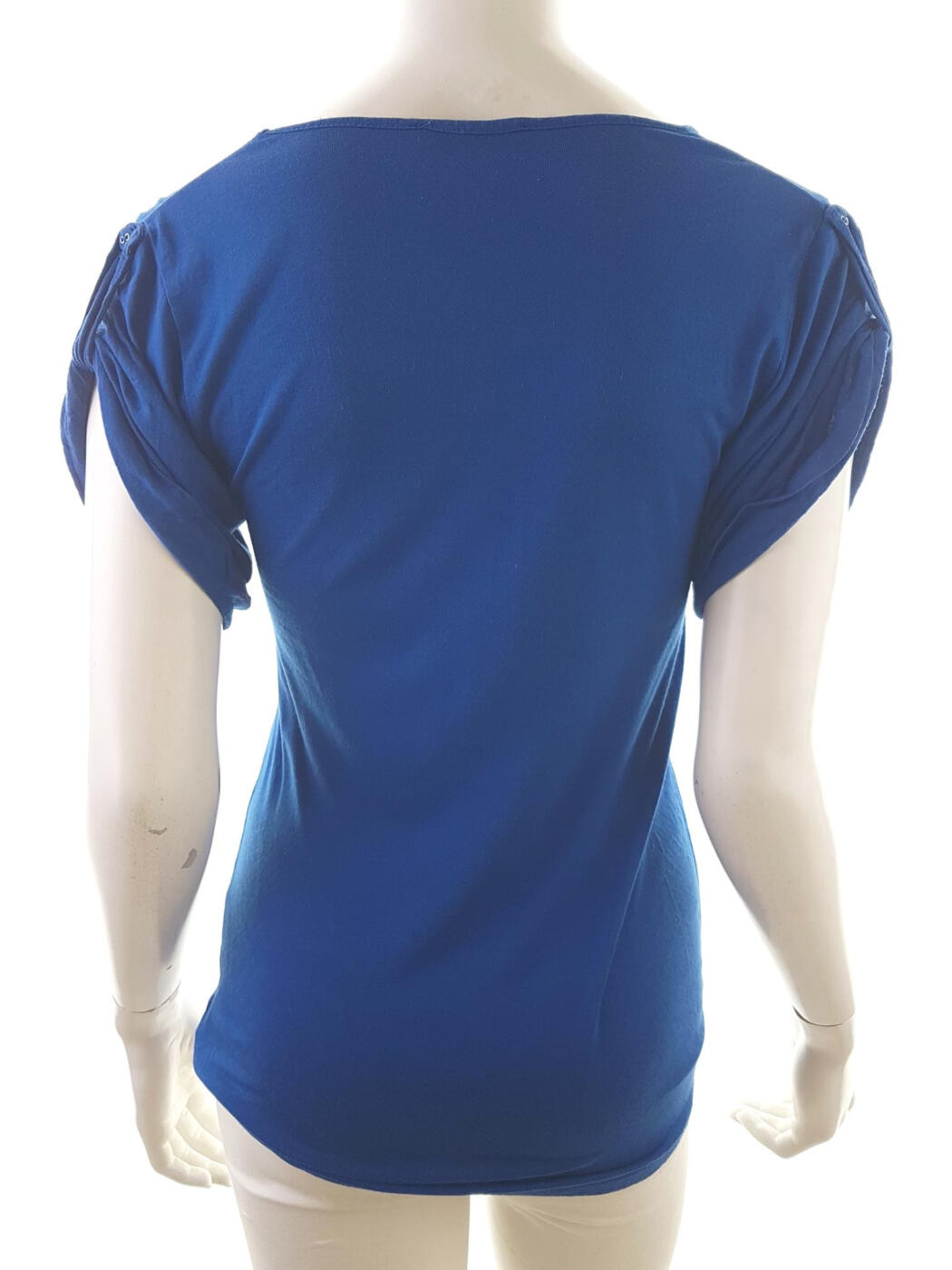 20190208_135124.jpg Reiss Rozmiar XS Kolor Granatowy W serek T-Shirt Krótki rękaw Materiał Wiskoza 100%