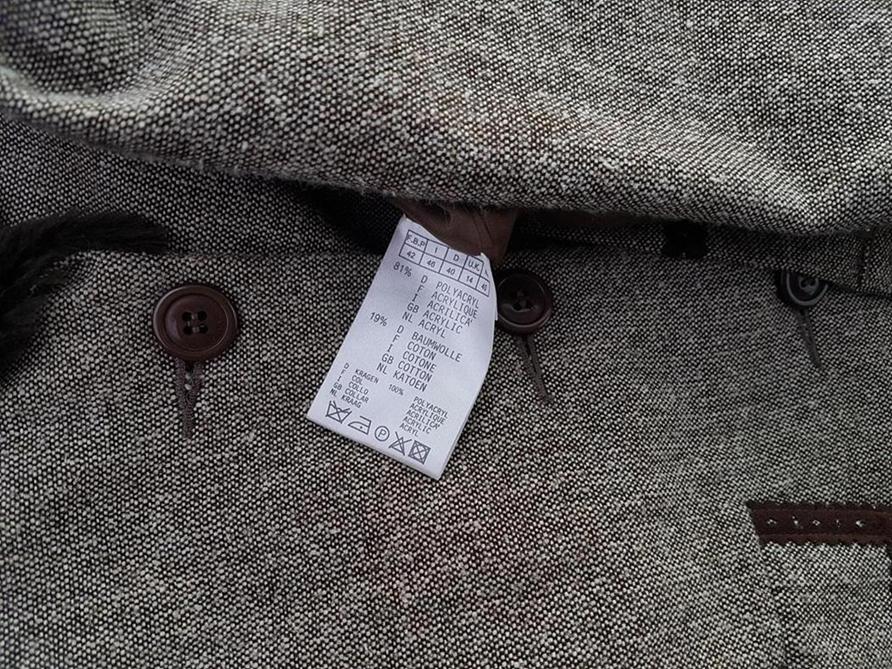 20190212_125536.jpg Together Rozmiar 40 Kolor Brązowy Kołnierz Żakiet z zapięciem Długi rękaw Materiał Akryl