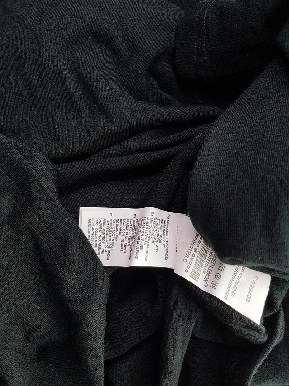 20190213_101817.jpg Smashed Lemon Rozmiar 40 Kolor Czarny W serek Sweter Kopertowy Rękaw 3/4 Cienka dzianina