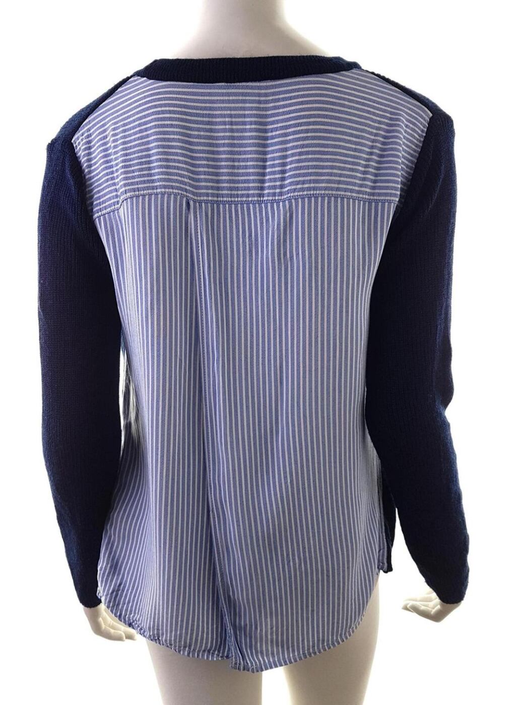 20190213_103818.jpg Topshop Rozmiar 38 Kolor Granatowy Crew Neck Sweter Długi rękaw Materiał Akryl Cienka dzianina