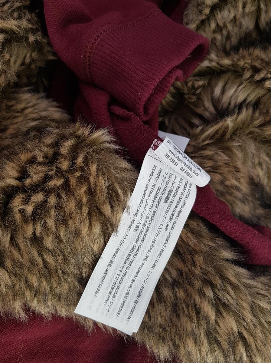 20190214_110607.jpg Hollister Rozmiar M Kolor Bordowy Kołnierz Długi Otwarty Kardigan Płaszcz Długi rękaw Materiał Bawełna Cienka dzianina