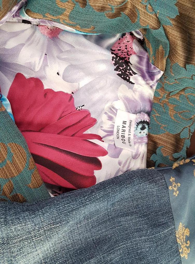 Maribou London Rozmiar L Kolor Niebieski Kurtka Jeansowa Długi rękaw
