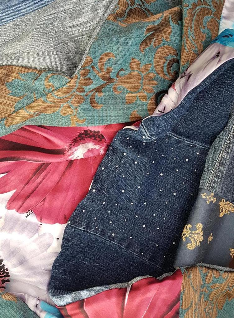 Maribou London Rozmiar L Kolor Niebieski Kurtka Jeansowa Długi rękaw