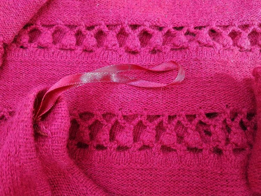 Vintage Rozmiar M Kolor Różowy Sukienka A-Line Krótki rękaw