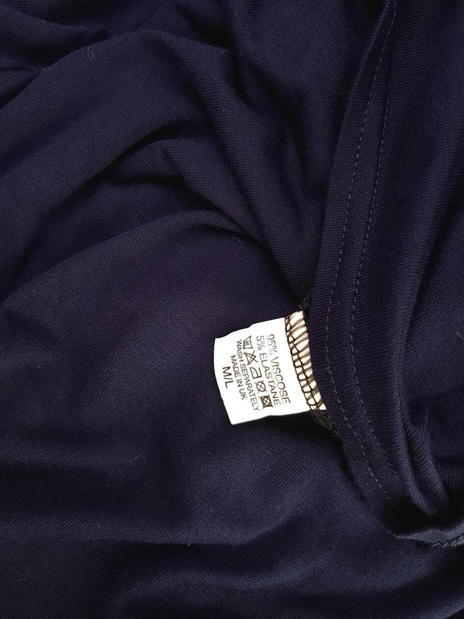 Dreams Rozmiar M/L Kolor Granatowy Okrągły dekolt Sukienka Sweterkowa Krótki rękaw Midi Materiał Wiskoza Dreams Rozmiar M/L Kolor Granatowy Okrągły dekolt Sukienka Sweterkowa Krótki rękaw Midi Materiał Wiskoza