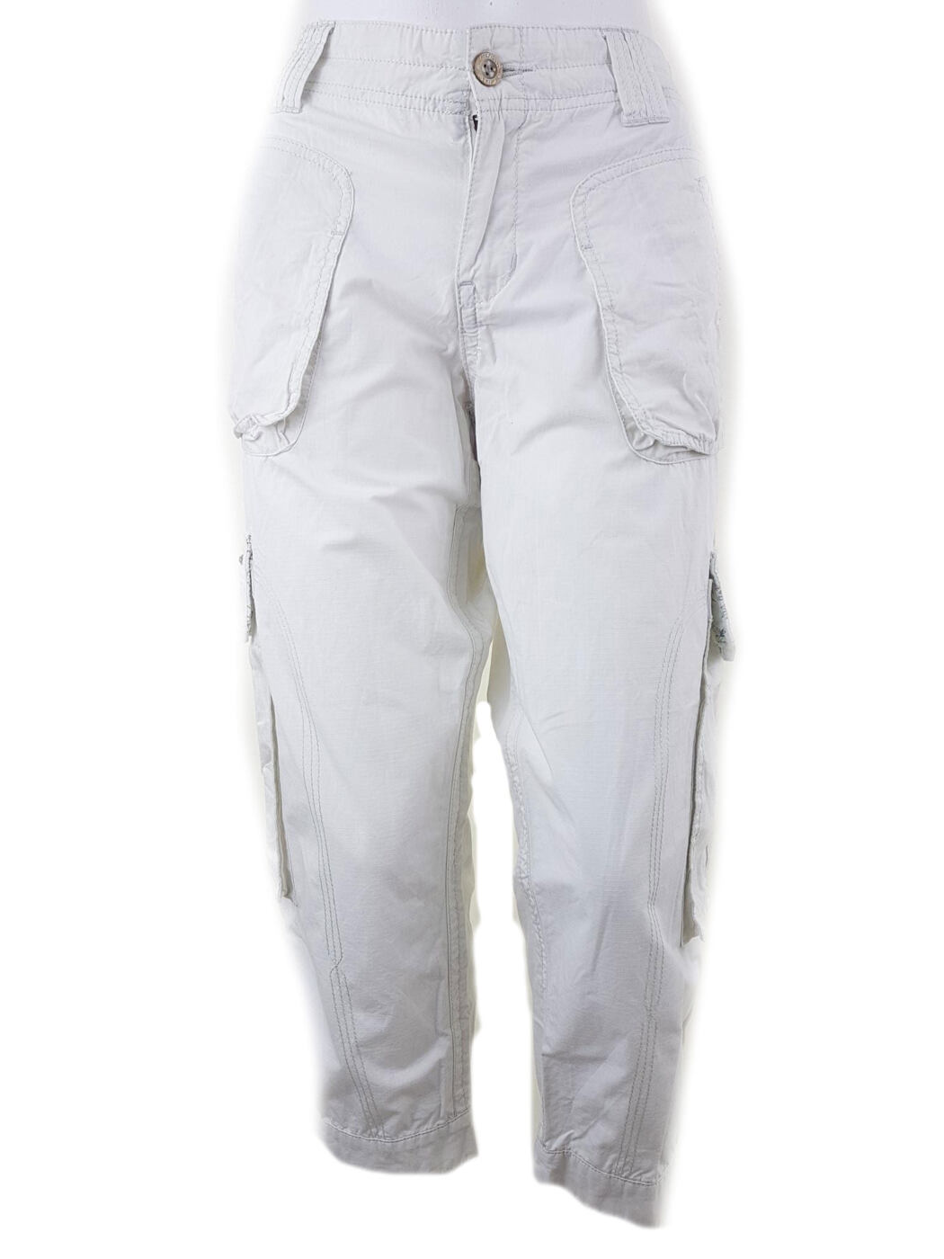 20190220_130604.jpg Hilfiger denim Rozmiar 40 Kolor Biały Spodnie Rybaczki Materiał Bawełna 100%