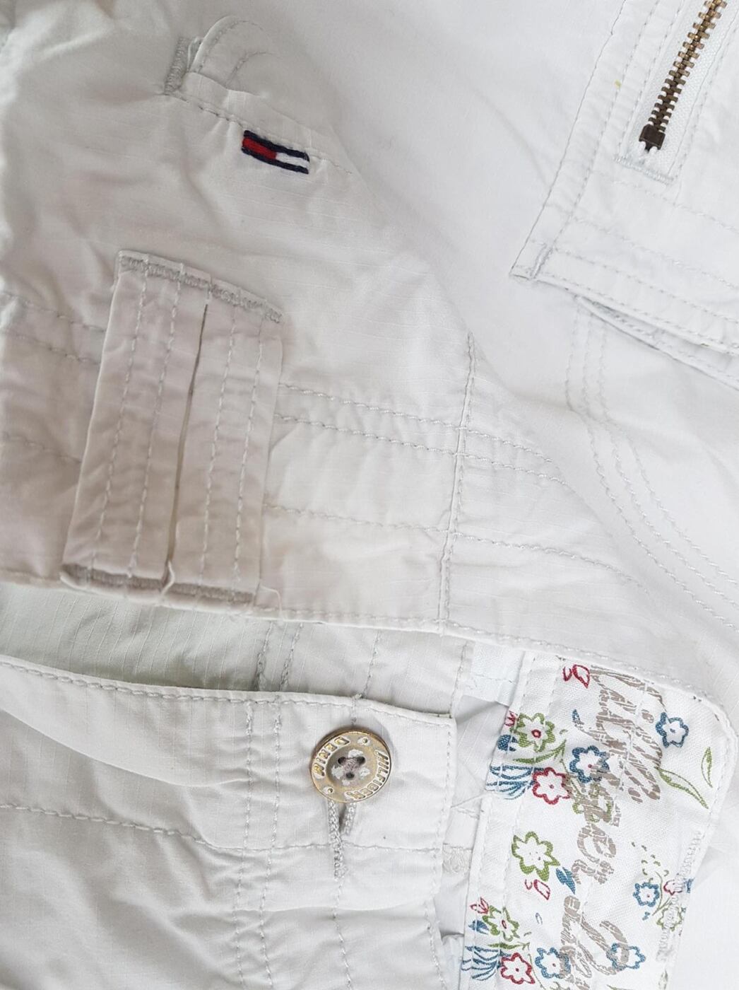 20190220_130747.jpg Hilfiger denim Rozmiar 40 Kolor Biały Spodnie Rybaczki Materiał Bawełna 100%