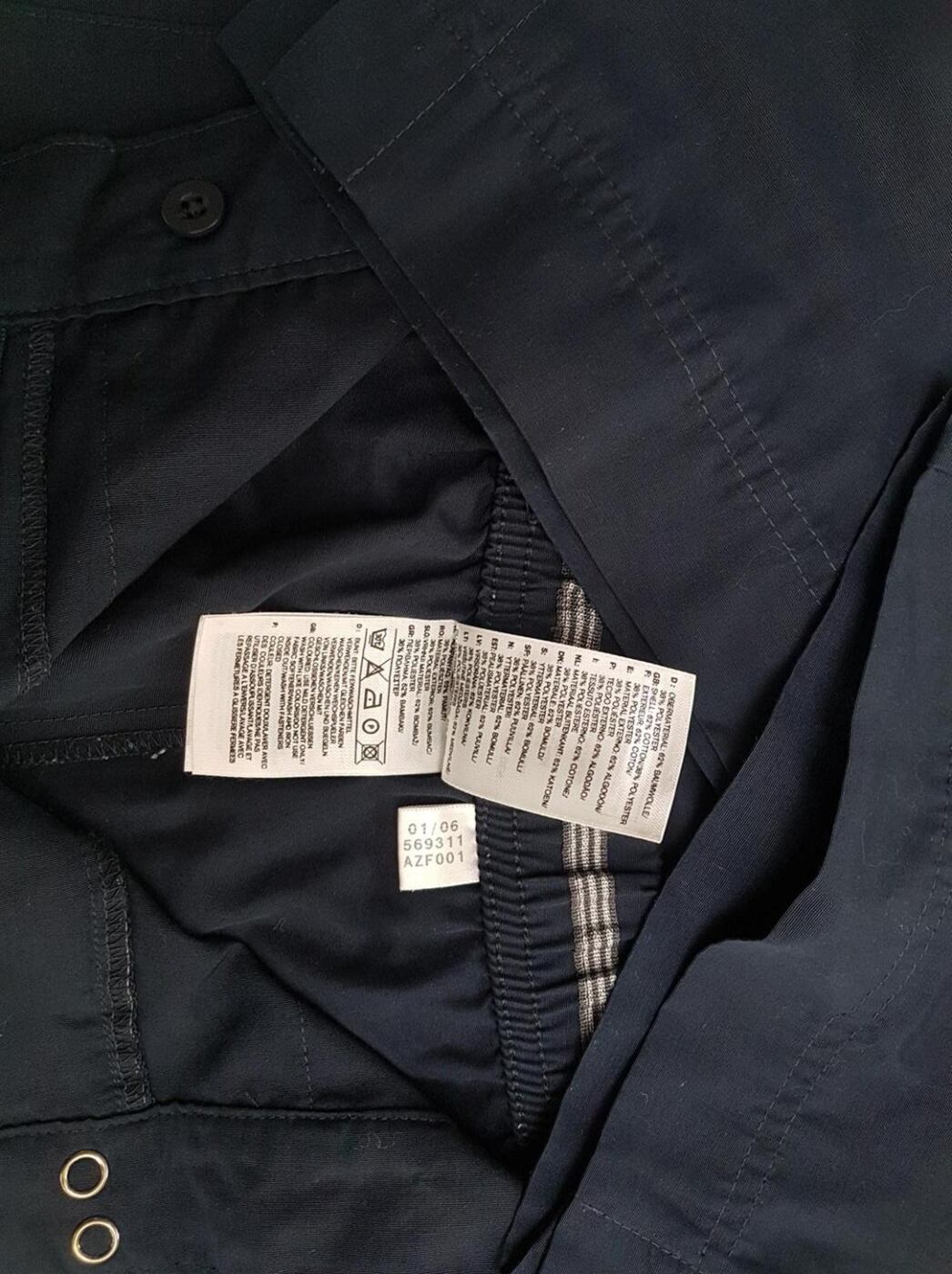 20190221_144318.jpg Adidas Rozmiar 34 Kolor Granatowy Spodnie Rybaczki Materiał Bawełna