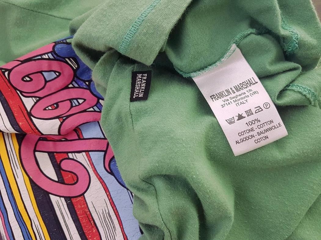 20190222_112215.jpg Franklin Marshall Rozmiar M Kolor Zielony W łódkę T-Shirt Krótki rękaw Materiał Bawełna 100%