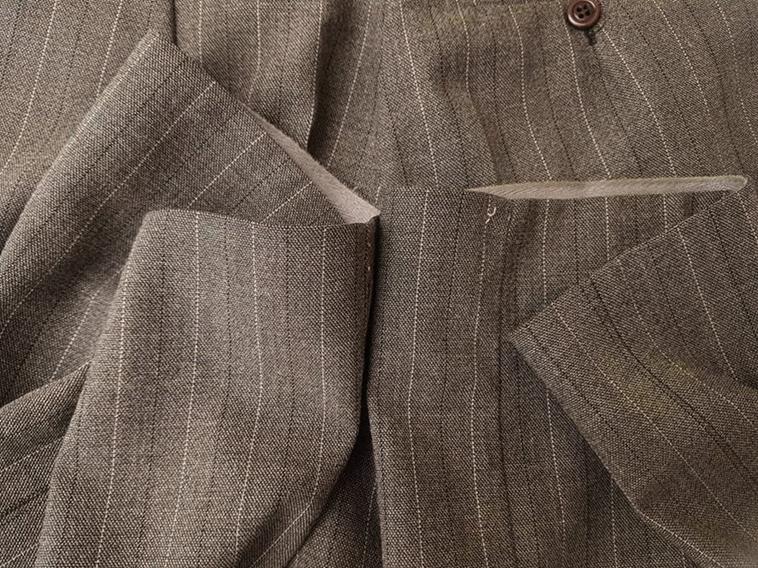 20190222_152631.jpg Rozmiar 38 Kolor Brązowy Spodnie Eleganckie Materiał Dziewicza Wełna