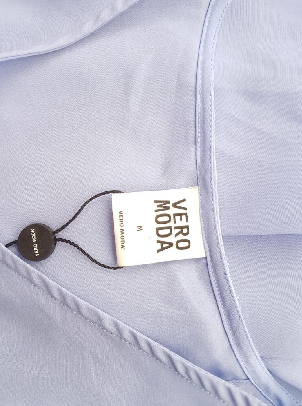 20190223_132442.jpg Vero moda Rozmiar M Kolor Fioletowy W serek Bluzka Rękaw 3/4