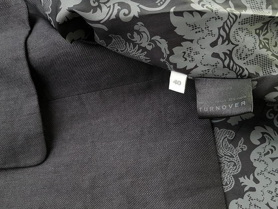 20190225_163631.jpg Turnover Rozmiar 40 Kolor Szary Kołnierz Żakiet z zapięciem Długi rękaw Materiał Bambus 100%