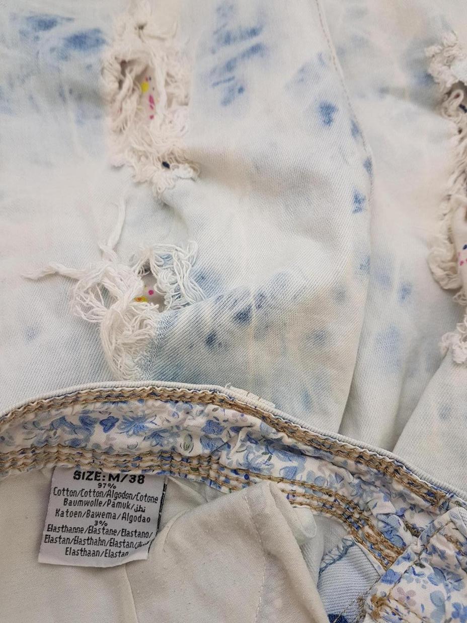 Simply Chic Rozmiar M Spodnie Jeansy Bezrękawnik
