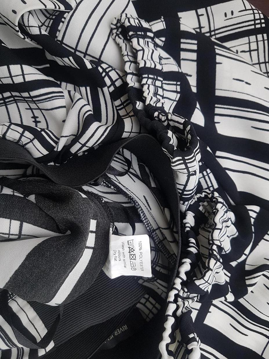 River island Rozmiar 10 (38) Kolor Kremowy Spodnie Casual