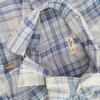 Hollister Rozmiar M Kolor Biały Krata Kołnierz Tunika Zapinana Bluzka Długi rękaw