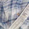 Hollister Rozmiar M Kolor Biały Krata Kołnierz Tunika Zapinana Bluzka Długi rękaw