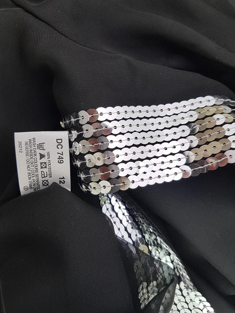 Wardrobe Rozmiar 12 (40) Kolor Czarny Kwadratowy dekolt Tunika Bluzka Rękaw 3/4