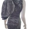 ASOS Rozmiar 34 Kolor Szary Drapowany dekolt Sukienka Bodycon Bezrękawnik Krótka