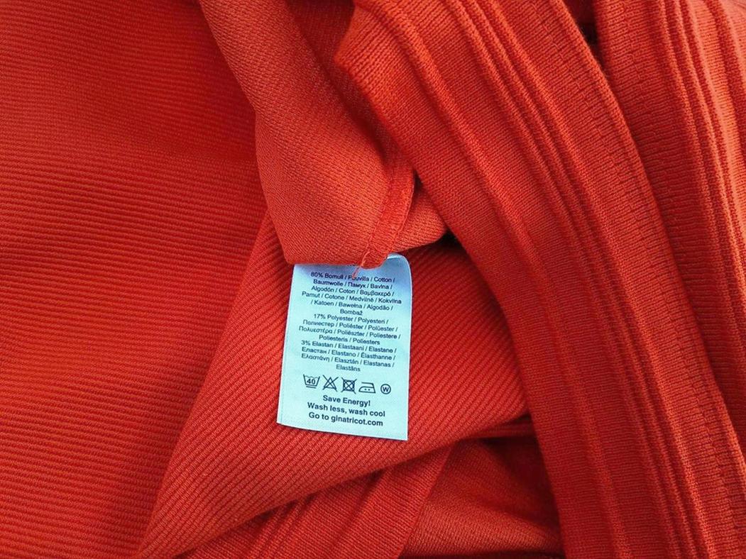 Gina Tricot Rozmiar M Kolor Pomarańczowy Halter Sukienka Bodycon Bezrękawnik Do Kolan Materiał Bawełna Gina Tricot Rozmiar M Kolor Pomarańczowy Halter Sukienka Bodycon Bezrękawnik Do Kolan Materiał Bawełna