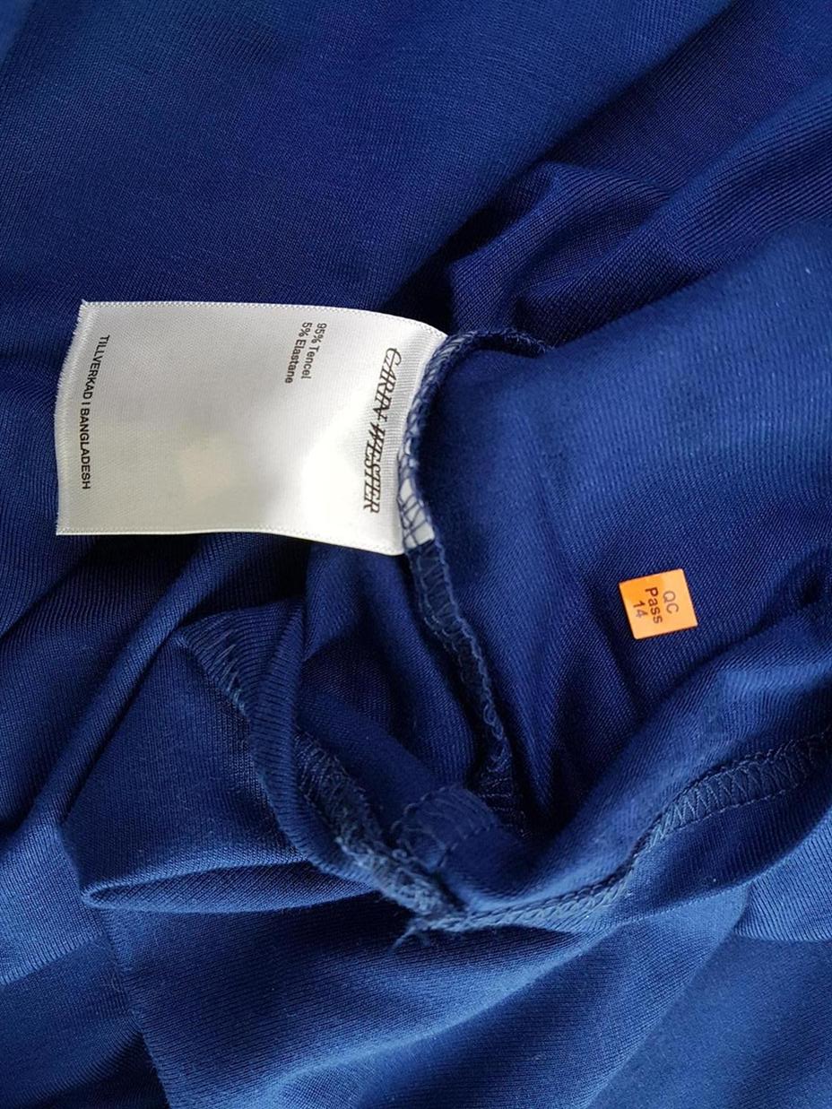 20190228_134957.jpg Carin Wester Rozmiar M Kolor Granatowy Pół golf Sweter Długi rękaw Materiał Tencel Cienka dzianina