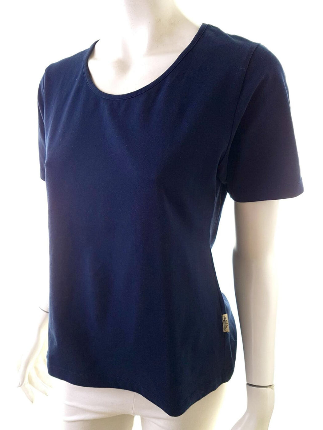 20190301_103824.jpg Rabalder Rozmiar XXL Kolor Granatowy Okrągły dekolt T-Shirt Krótki rękaw Materiał Bawełna